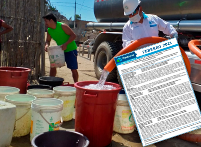 Arequipa: 6 distritos sin servicio de agua potable del 8 al 10 de febrero