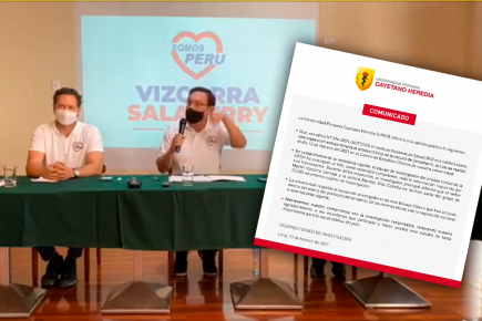 Cayetano Heredia finalmente negó a Martín Vizcarra como voluntario