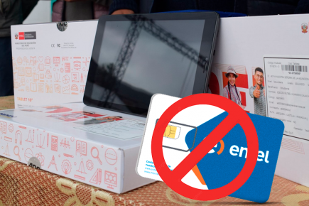 Arequipa: Entregan tablets con chips donde no hay cobertura de internet