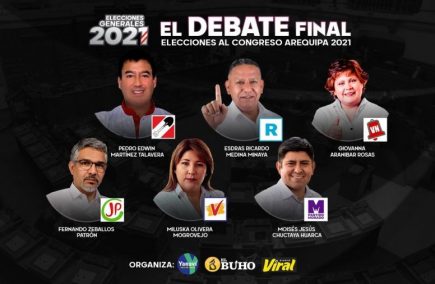 Así fue el debate electoral entre Martínez, Olivera, Zeballos, Araníbar, Medina y Chuctaya