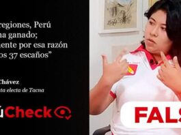 Es falso lo que dijo Betssy Chavez sobre Perú Libre