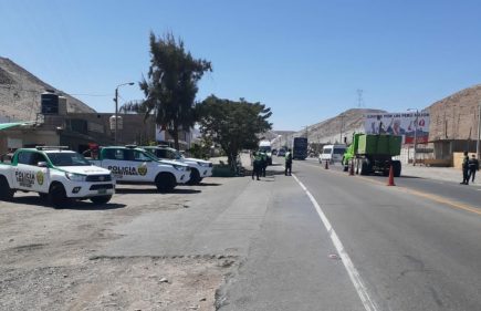Arequipa: PNP interviene hasta 20 vehículos diarios en las carreteras