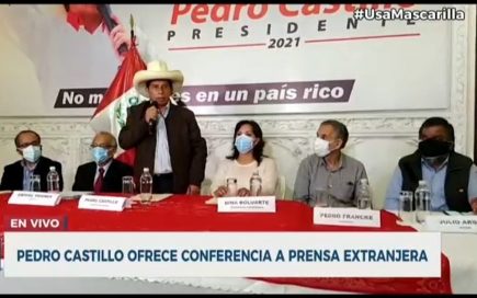 Equipo de Pedro Castillo: se está llamando a un golpe de estado