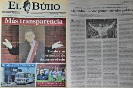 #Hace20Años Más transparencia: Toledo y su oportunidad de descorrer el velo