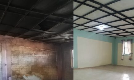 Restauran los ambientes incendiados del albergue San José Benito Cottolengo
