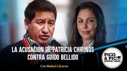 Pico a Pico: La acusación de Patricia Chirinos contra Guido Bellido
