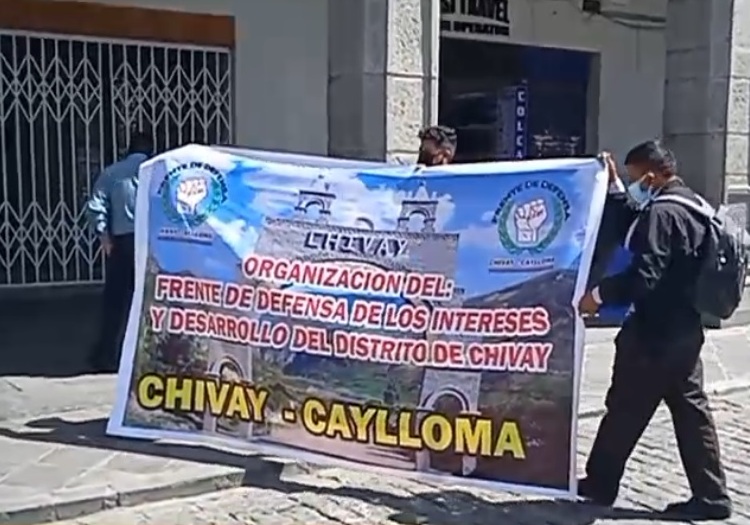 Arequipa: Frente de Defensa de Chivay exige planta de oxígeno y nuevo hospital