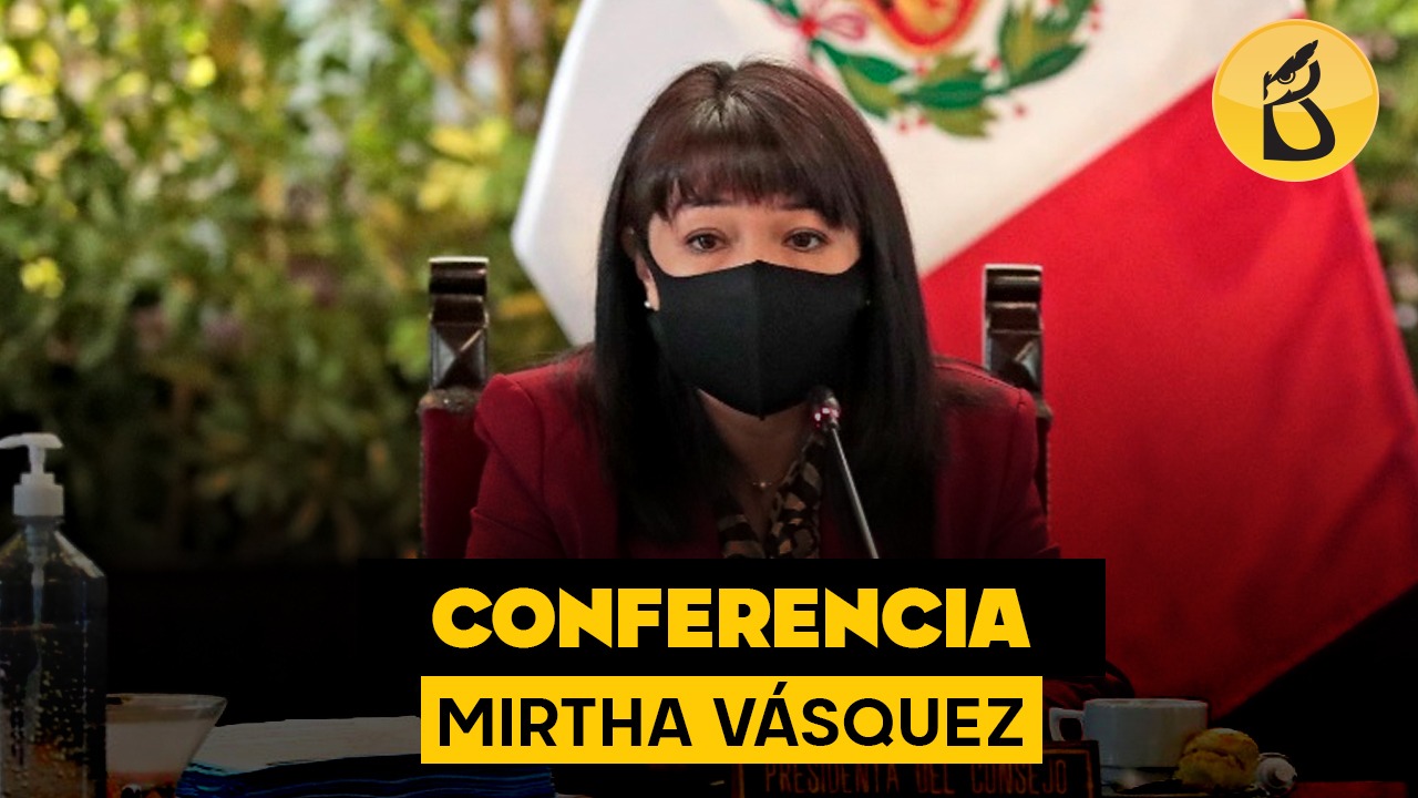 EN VIVO: premier Mirtha Vásquez en conferencia de la PCM sobre la cuestión de confianza