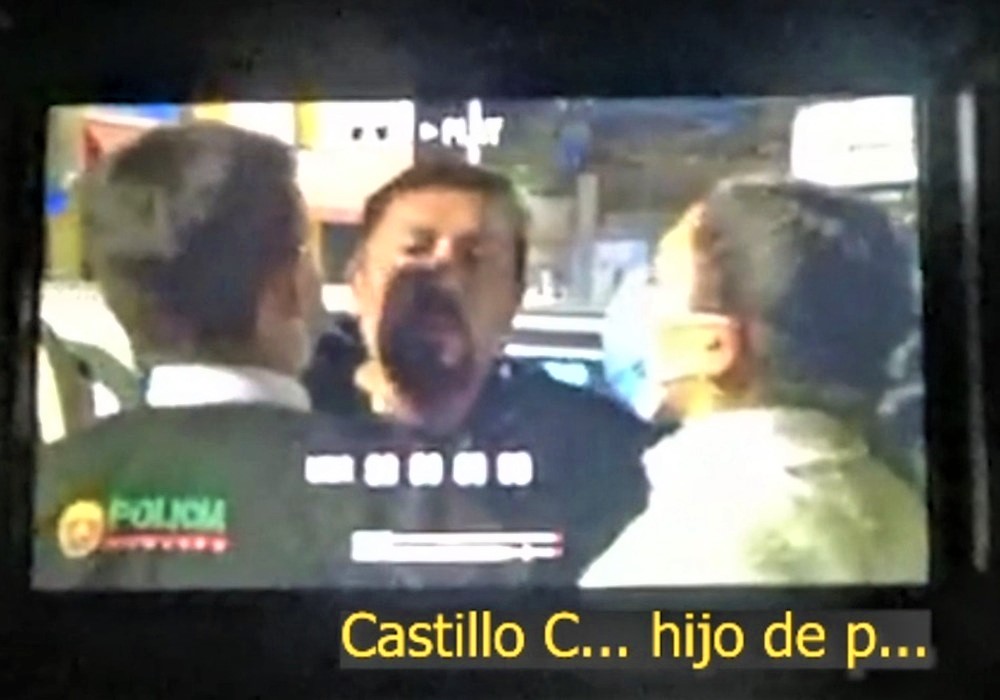 Preciso momento de captura a Elmer Cáceres Llica: “¿Qué ha pasado? ¿Castillo?” (VIDEO)