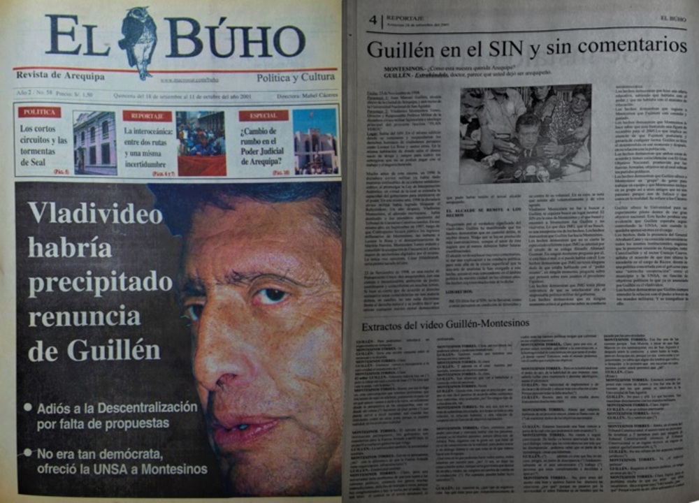 #Hace20Años Vladivideo habría precipitado renuncia de Juan Manuel Guillén