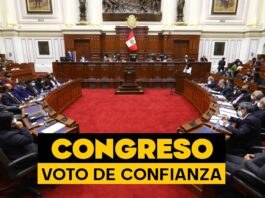 voto de confianza consejo de ministros congreso de la república