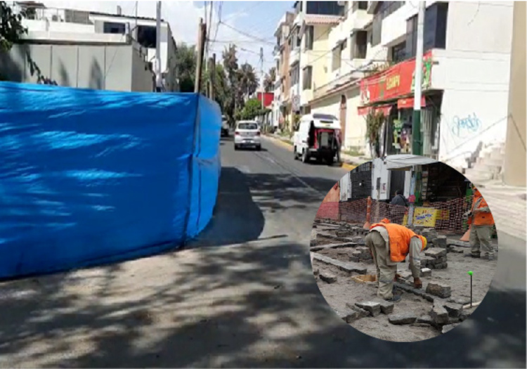 Arequipa: Vecinos de Vallecito denuncian obra de la municipalidad sin protocolos de seguridad