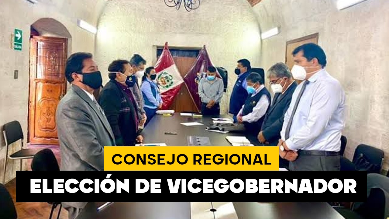 Elección del vicegobernador de Arequipa en el Consejo Regional (VIDEO)