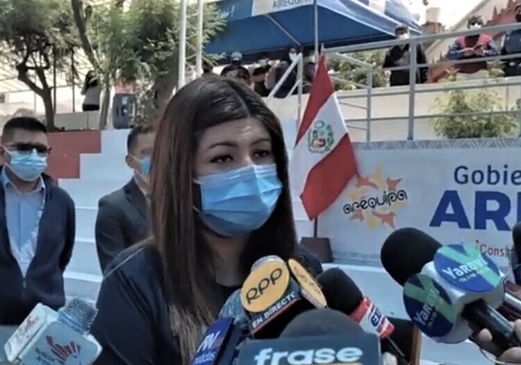 Gobernadora de Arequipa denuncia sustracción de documentos para encubrir gestión anterior