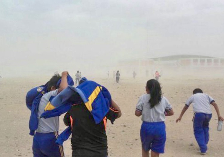 Arequipa: advierten de aumento de vientos en localidades de la costa