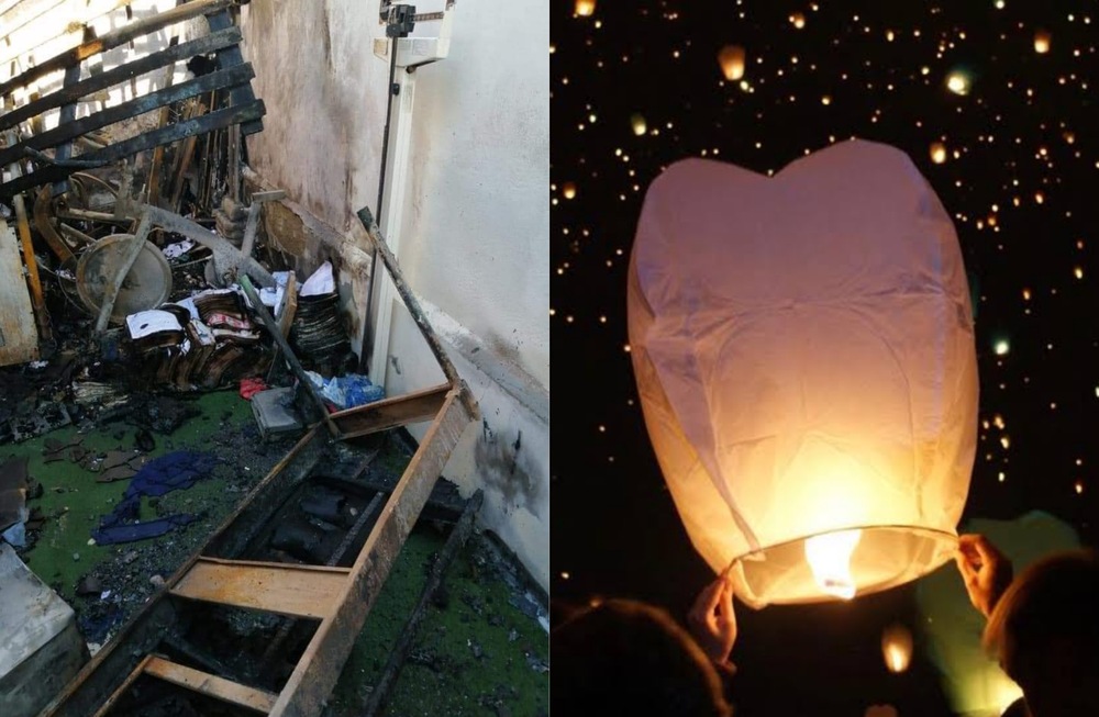 Arequipa: globo de los deseos ocasionó incendio en hospital de Camaná