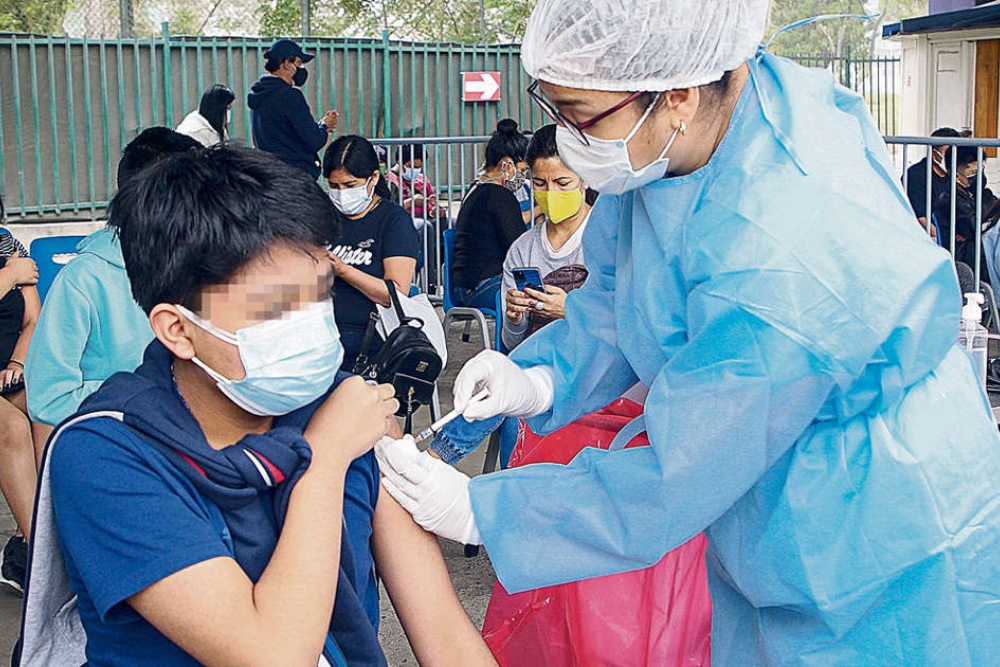 Arequipa: avance de vacunación a menores de 5 a 11 años está en 15%