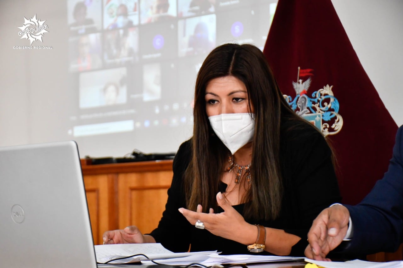 Arequipa: funcionarios de gobernadora Gutiérrez con observaciones en su perfil