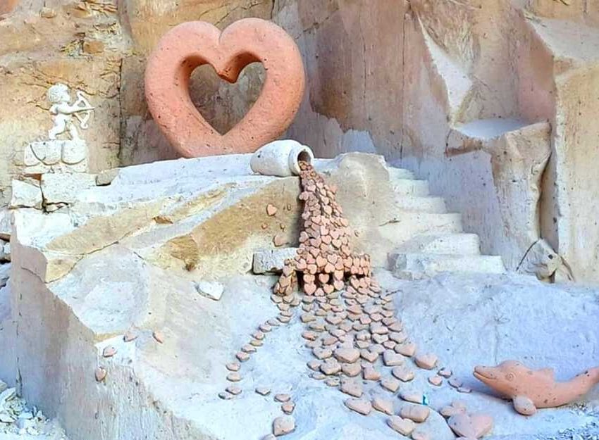 Canteras de Arequipa: artesanos presentan esculturas temáticas por San Valentín