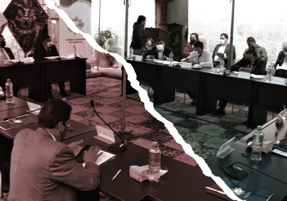 Arequipa: agenda por la región solo expuso ‘divorcio’ entre consejeros y congresistas