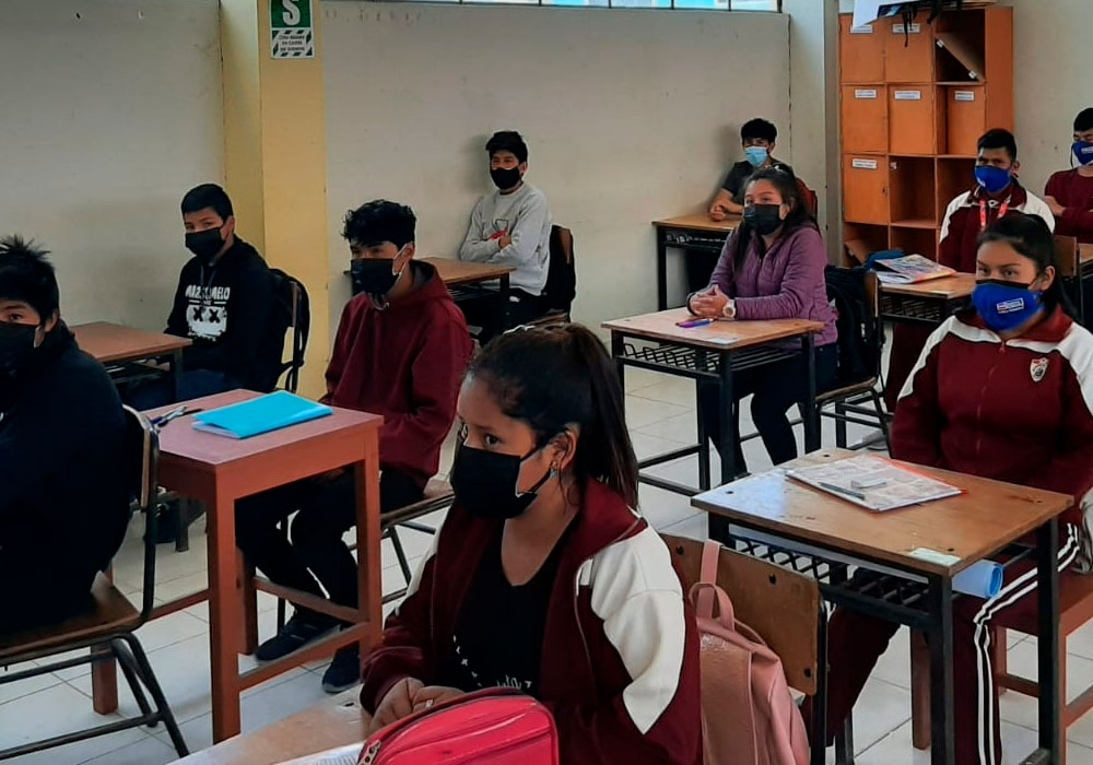 Arequipa: Colegio que presente contagio deberá suspender presencialidad