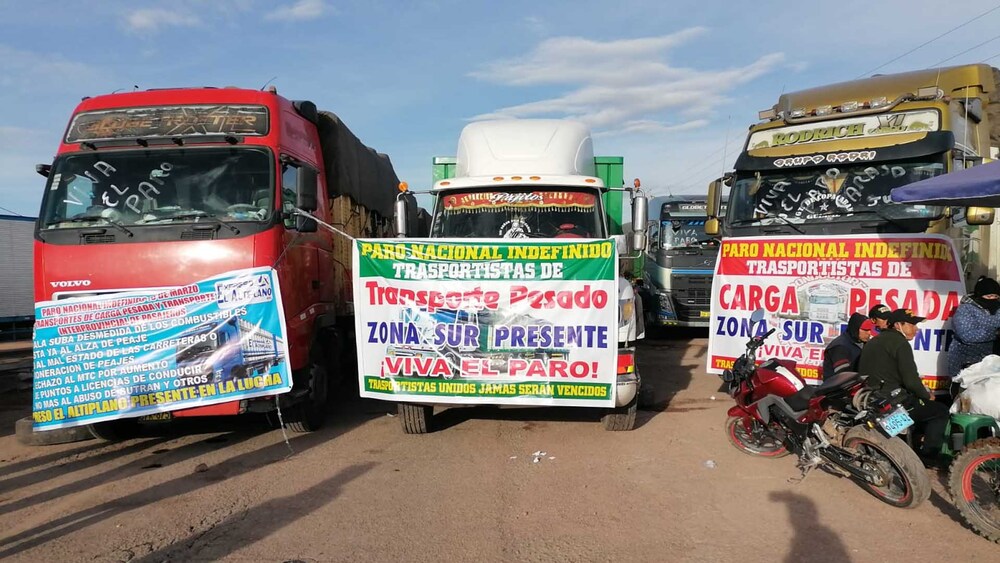 Arequipa: transportistas de carga pesada anuncian huelga nacional indefinida