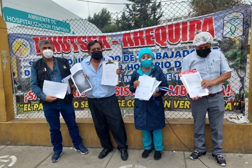 Arequipa: trabajadores denuncian maltratos y acoso del director del hospital Covid
