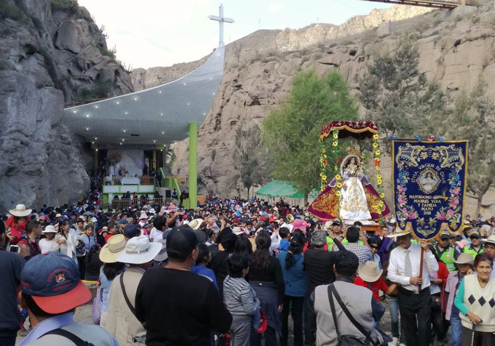 Arequipa: restringirán peregrinaje a santuario de Charcani de Virgen de Chapi