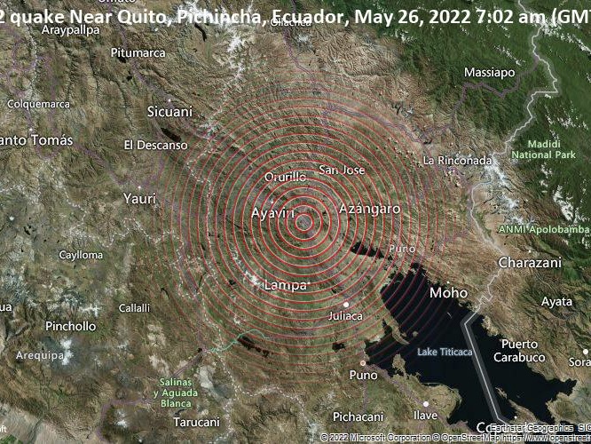 Sismo de 6.9 grados remece Puno, Arequipa y todo el sur del Perú (VIDEO)