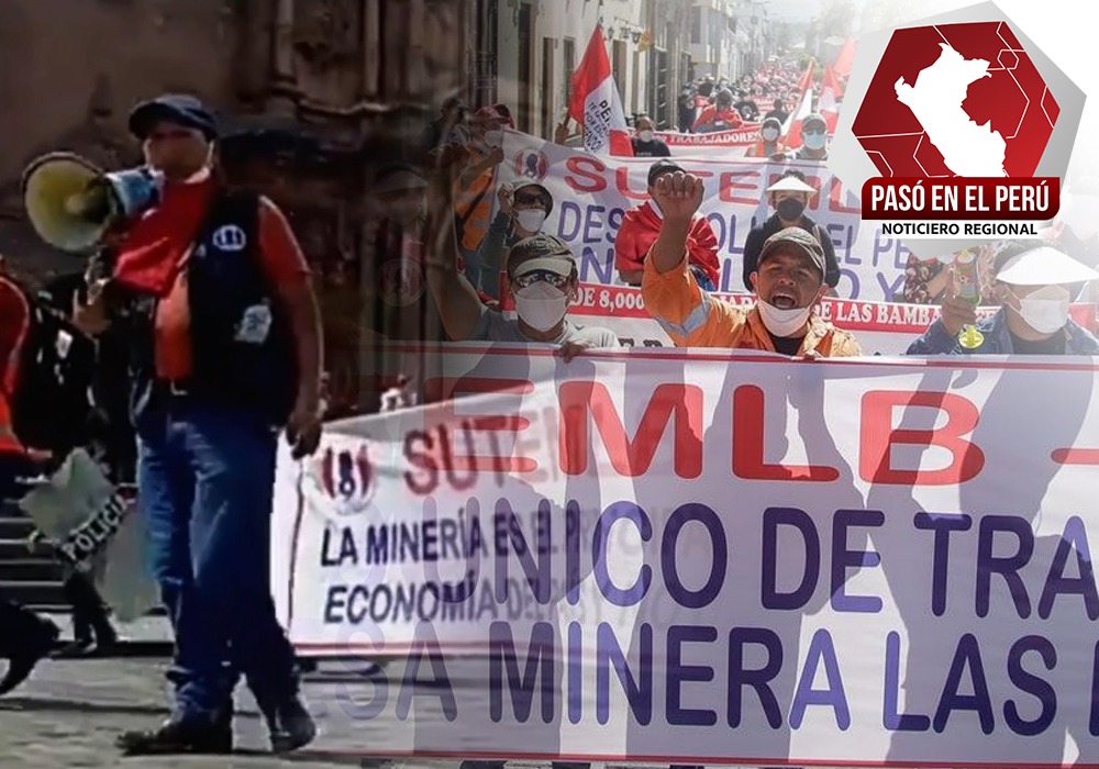 Las Bambas: trabajadores protestan en  Cusco y Arequipa | Pasó en el Perú