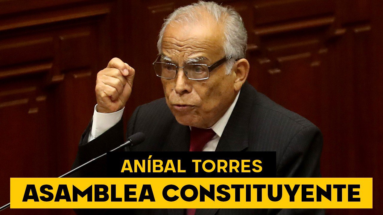 Aníbal Torres sustentó proyecto de Asamblea Constituyente (VIDEO)