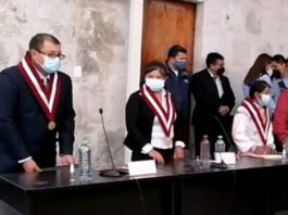 Juramentan 3 nuevos consejeros en reemplazo de 'Los hijos del cóndor' de Arequipa prófugos