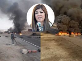 Arequipa: bloquean Panamericana Sur en Camaná y exigen presencia de gobernadora