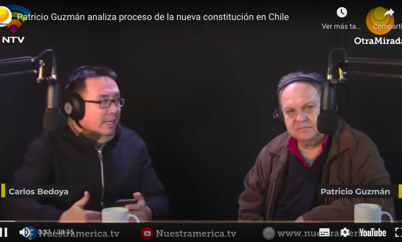 Patricio Guzmán analiza proceso de la nueva constitución en Chile