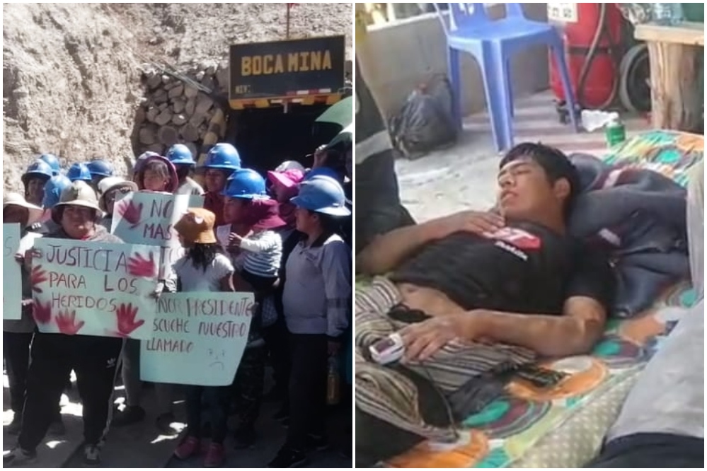 Arequipa: mineros piden apoyo para sofocar incendio que dejó atentado en mina de Caravelí