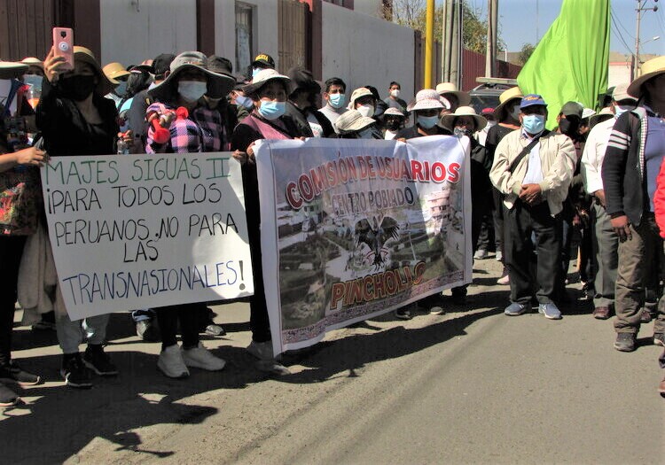Arequipa: exigen que Adenda 13 no se firme y anuncian bloqueo de vías