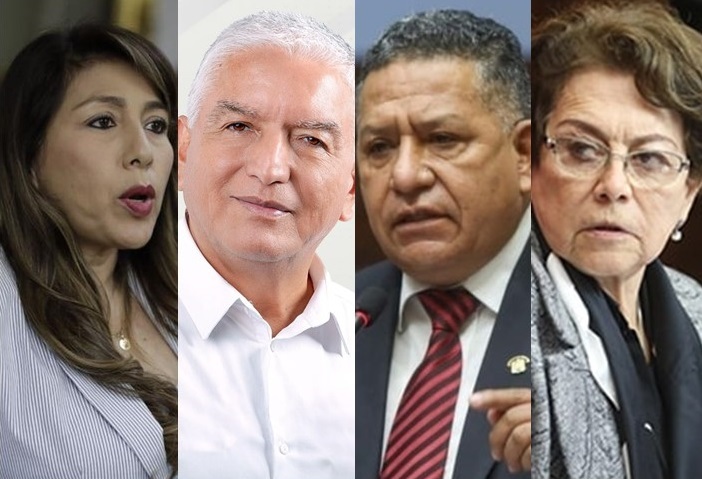 Cuatro listas para la presidencia del Congreso: Camones, Acuña, Medina y Echaíz