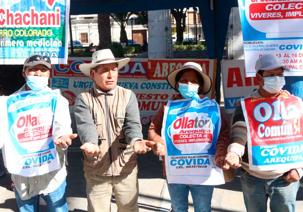 Arequipa: organizan ‘Ollatón’ en Yanahuara, una campaña para beneficiar a las ollas comunes