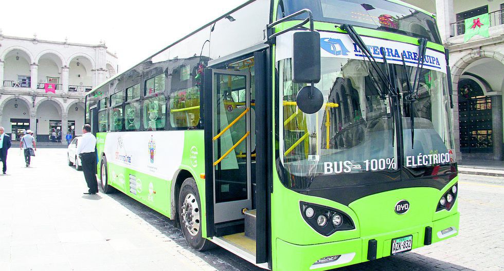 Aumentarán puntos de recarga para 114 buses eléctricos que serán parte del SIT Arequipa