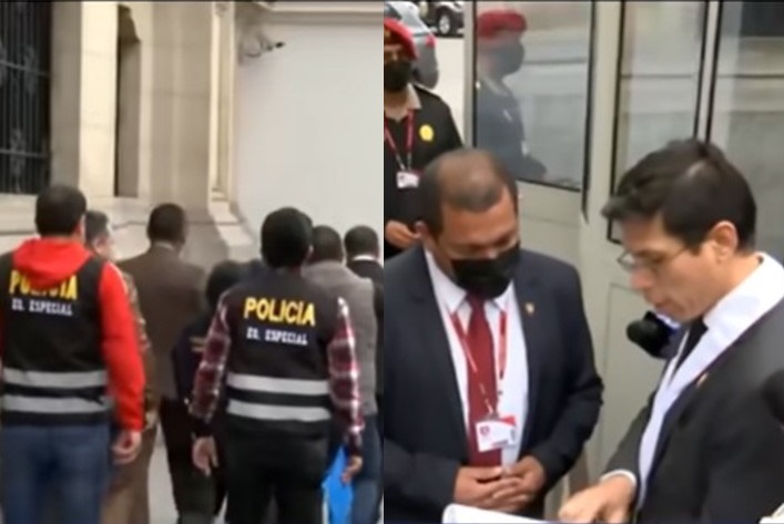 Fiscalía en nueva diligencia en Palacio incauta videos de cámaras de seguridad por caso Yenifer Paredes