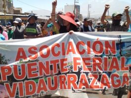 Arequipa: comerciantes del Avelino exigen culminación de la obra en la Av. Vidaurrázaga (VIDEO)