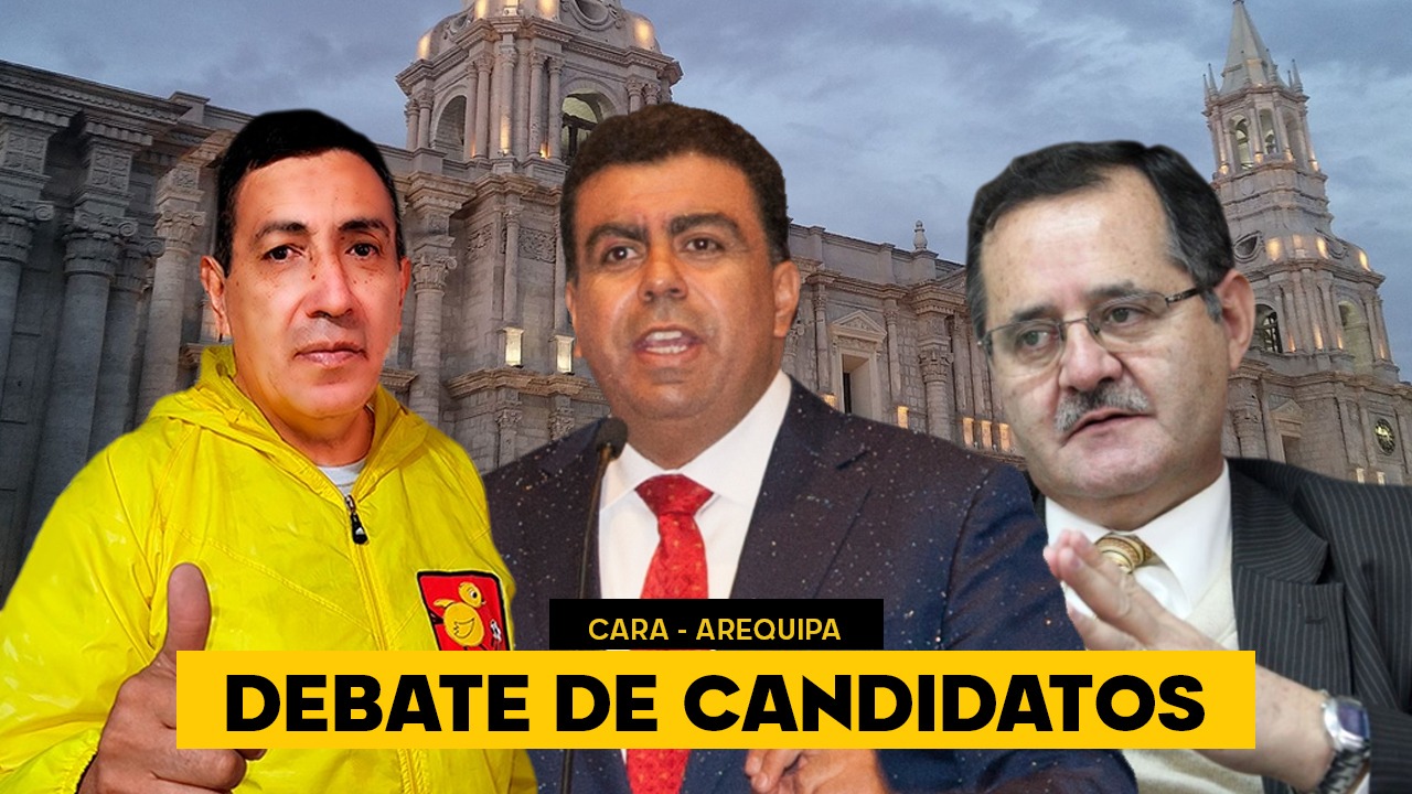 EN VIVO: Debate de candidatos al Gobierno Regional de Arequipa