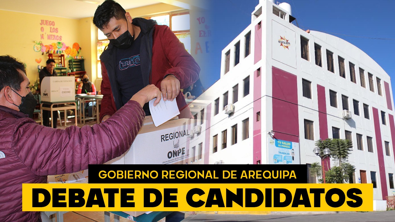 Debate | Candidatos al Gobierno Regional de Arequipa – Elecciones 2022