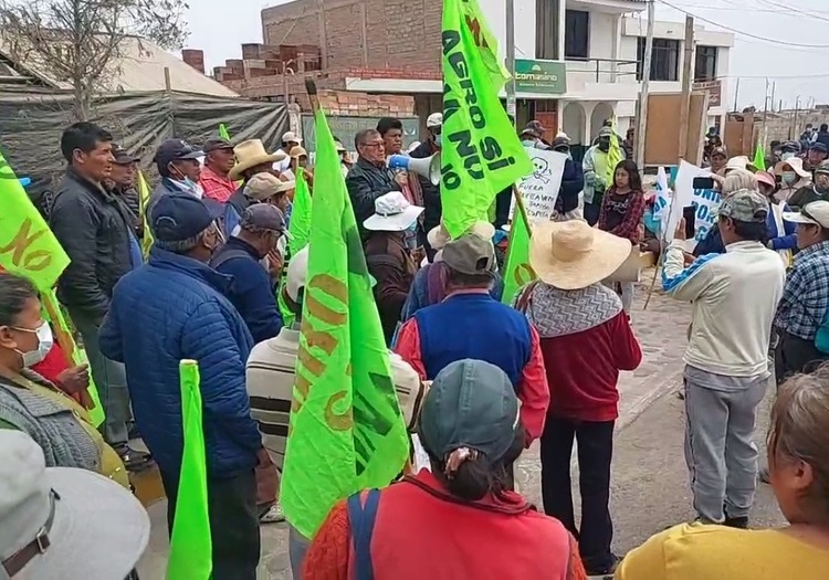 Tres días de protestas en el Valle de Tambo:  evalúan medidas legales para revertir entrega de agua a Quellaveco