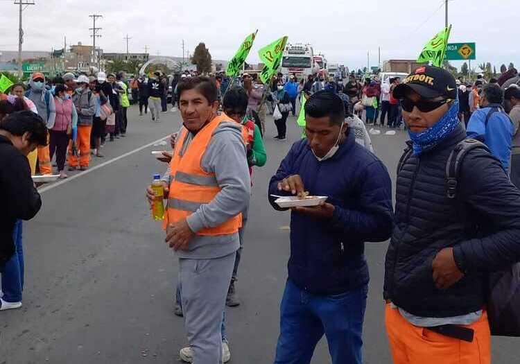 Arequipa: concretan mesa de diálogo pero exigen se realice en Valle de Tambo tras paro indefinido