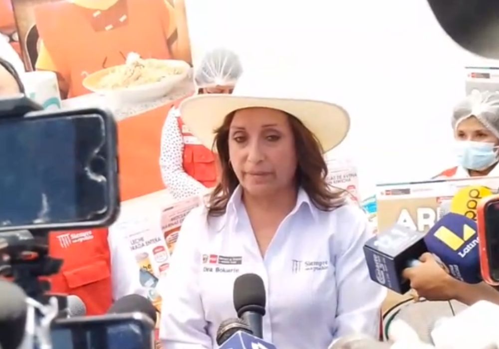 Dina Boluarte desde Arequipa instó al sobrino de Pedro Castillo que no se esconda