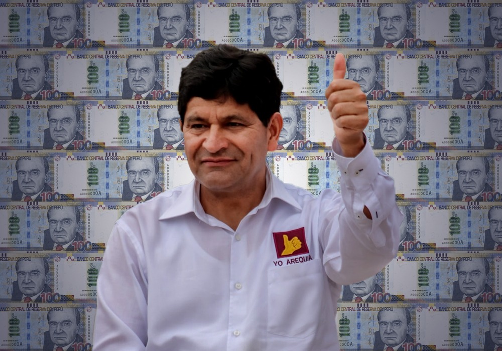 ¿Quiénes financiaron la campaña de Rohel Sánchez al Gobierno Regional de Arequipa?