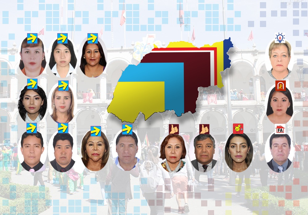 Arequipa: 10 de los 15 nuevos regidores del Concejo Provincial son mujeres