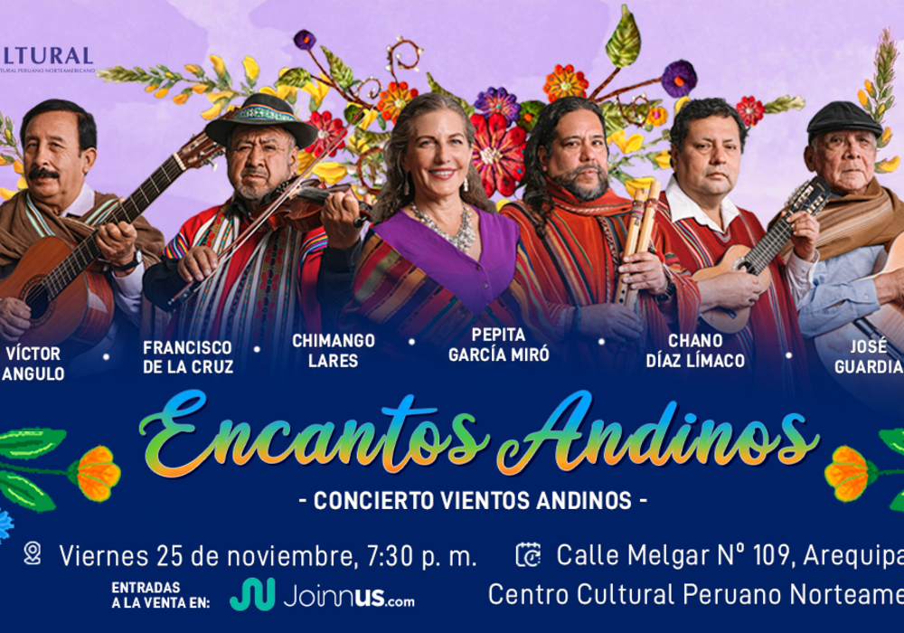 Concierto del grupo musical “Encantos Andinos” en Arequipa