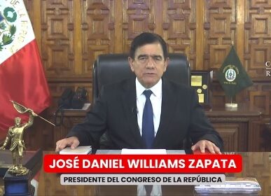 Presidente del Congreso da un mensaje a la ciudadanía contradiciendo al presidente Castillo